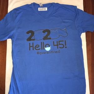 “2020 Quarantined” short sleeve T-shirt SIZE XL